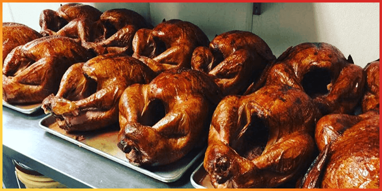 Oak-Smoked Turkeys for Thanksgiving